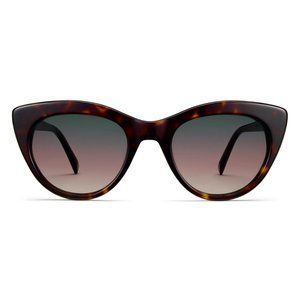 Warby Parker Women’s Sunglasses Tilly 283 Dark Tortoise Cat Eye 52MM